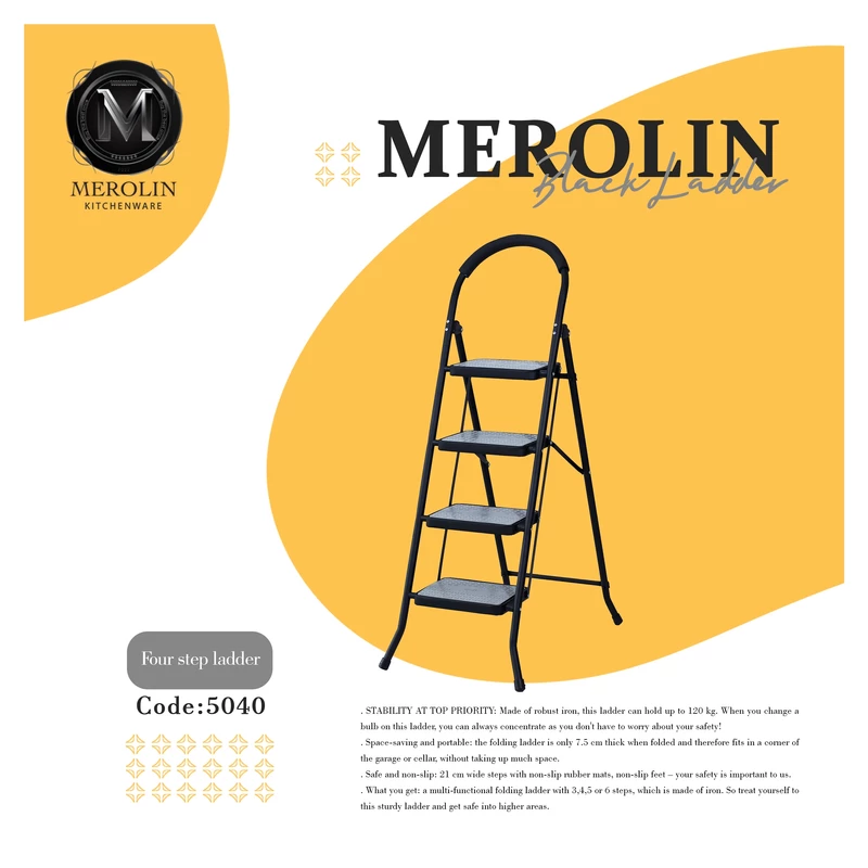 نردبان 3 پله مرولین کد 5030