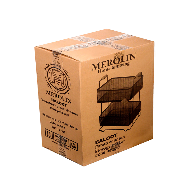 حامل البصل ذو طابقين من مرولین، طراز بلوط Baloot، كود 40132 - الصورة 3